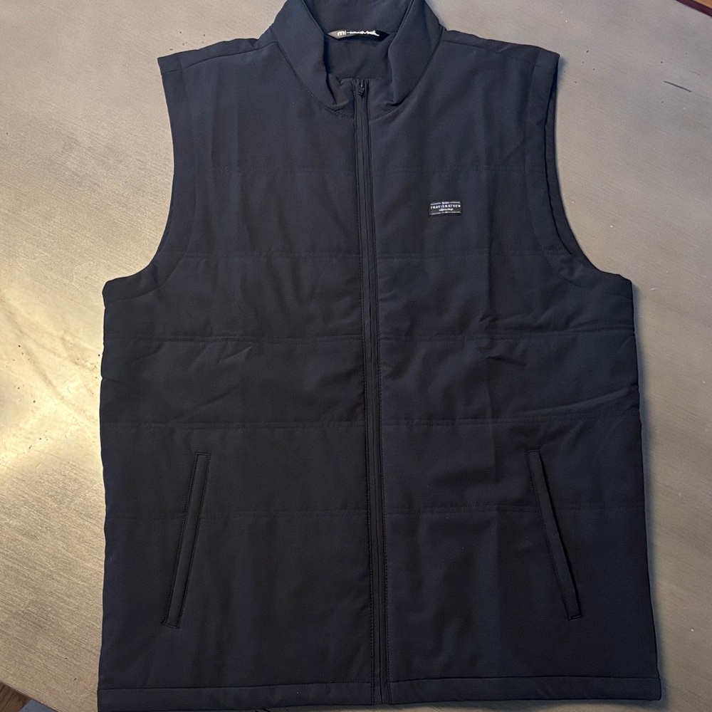 Men's Travis Mathew Black Vest